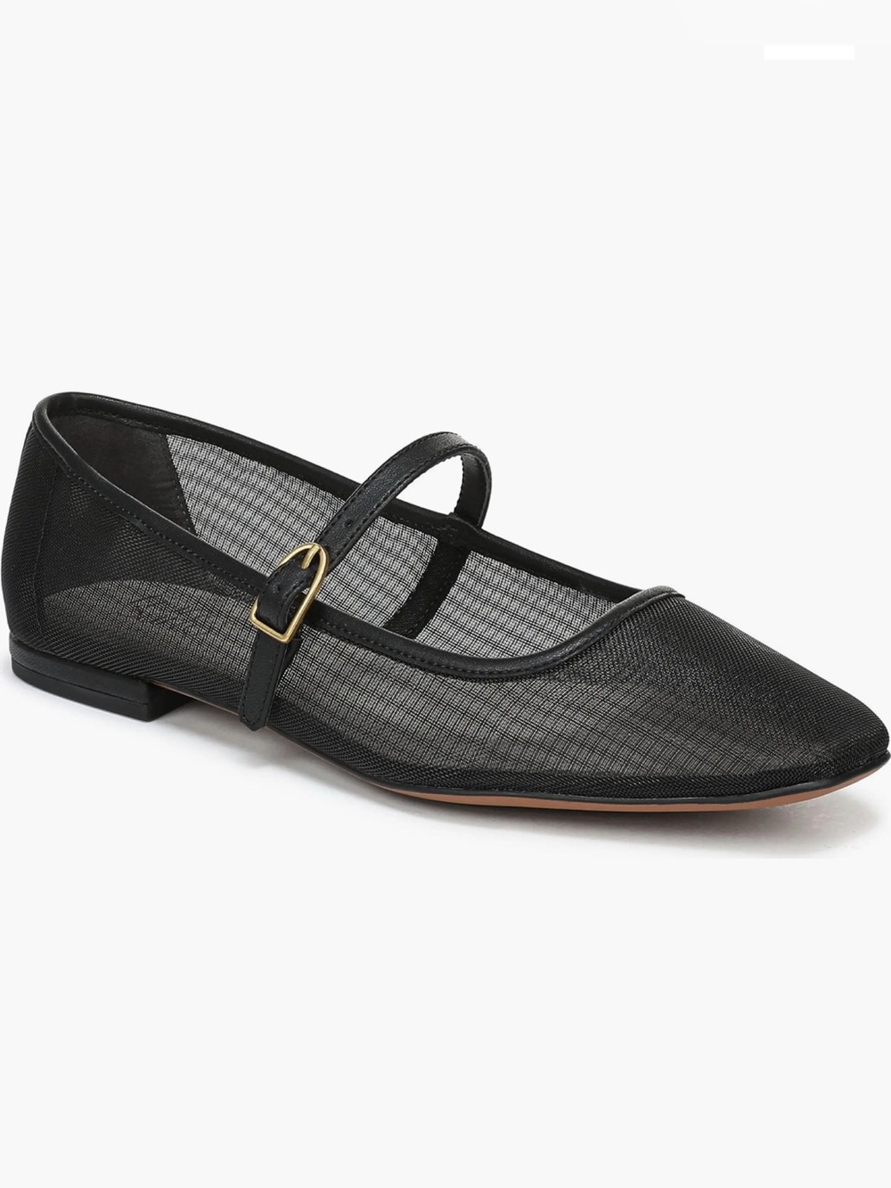 Black Mesh Mary Jane Flats women’s size 7